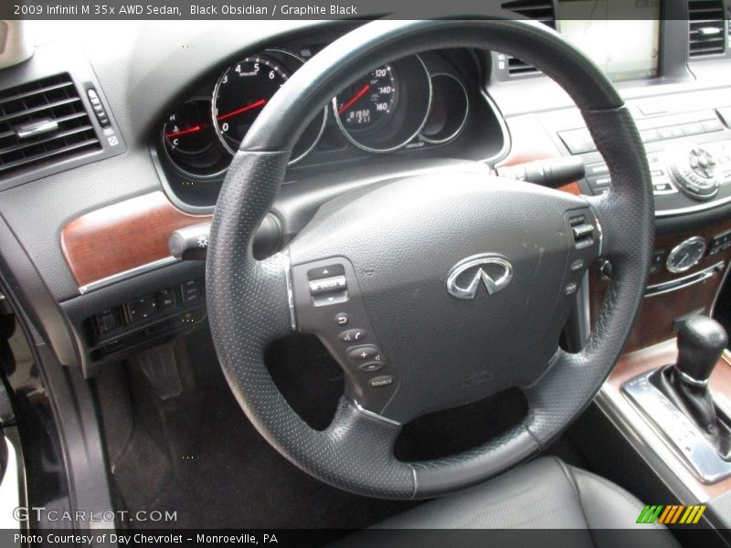 Black Obsidian / Graphite Black 2009 Infiniti M 35x AWD Sedan
