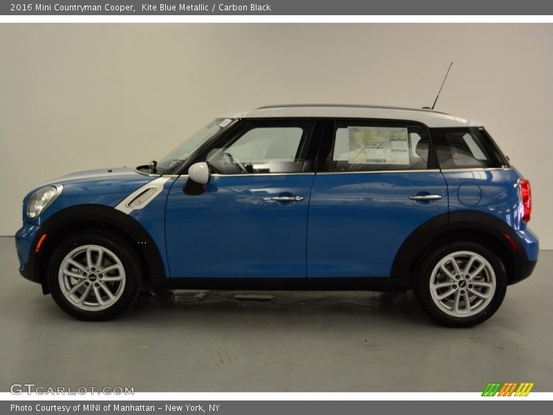 Kite Blue Metallic / Carbon Black 2016 Mini Countryman Cooper
