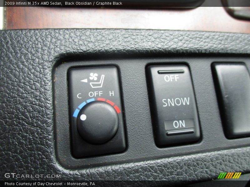 Black Obsidian / Graphite Black 2009 Infiniti M 35x AWD Sedan