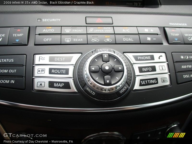 Black Obsidian / Graphite Black 2009 Infiniti M 35x AWD Sedan