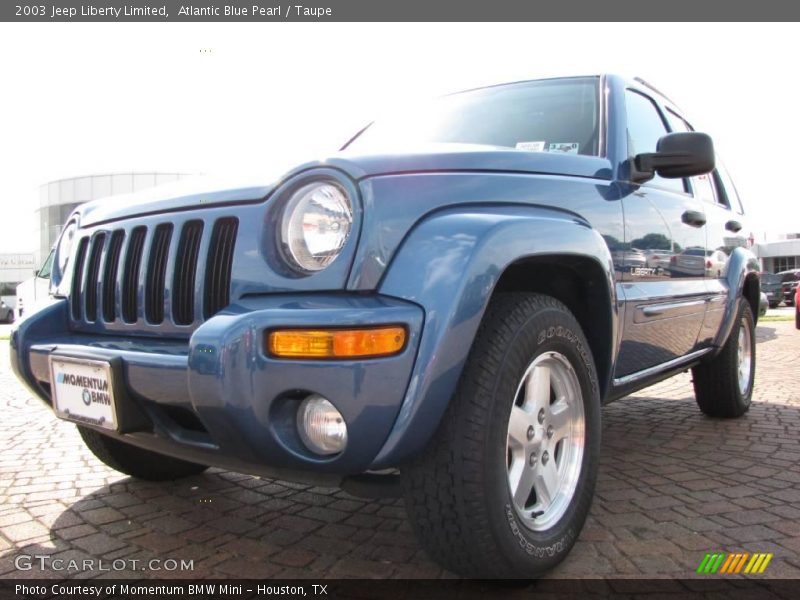 Atlantic Blue Pearl / Taupe 2003 Jeep Liberty Limited