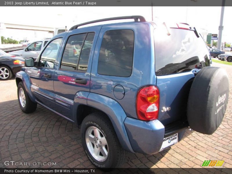 Atlantic Blue Pearl / Taupe 2003 Jeep Liberty Limited