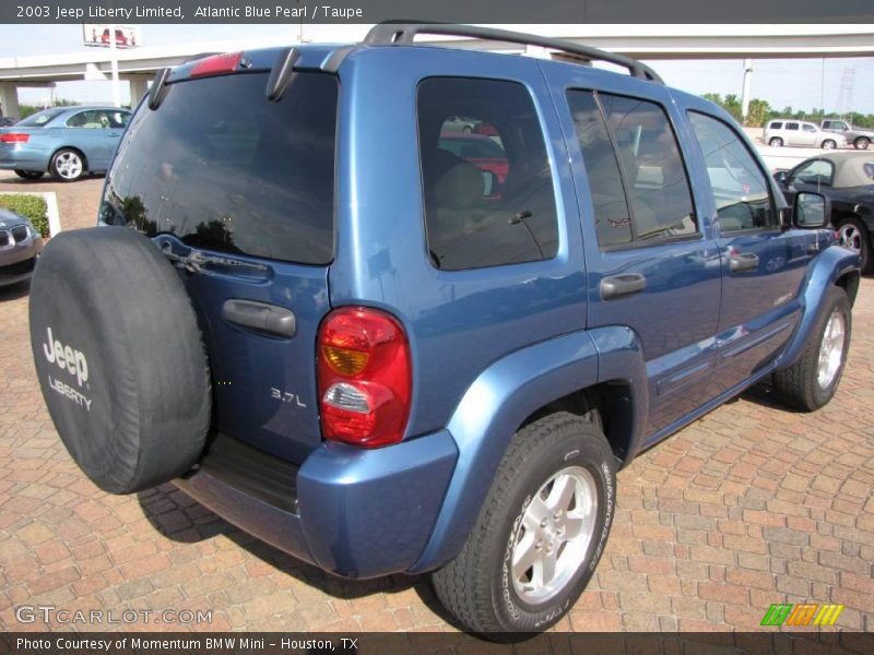 Atlantic Blue Pearl / Taupe 2003 Jeep Liberty Limited