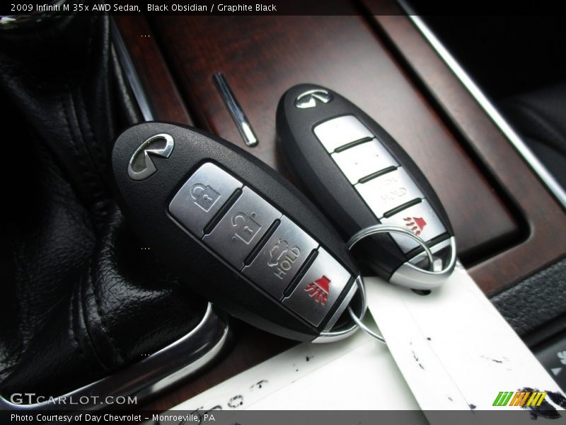 Black Obsidian / Graphite Black 2009 Infiniti M 35x AWD Sedan