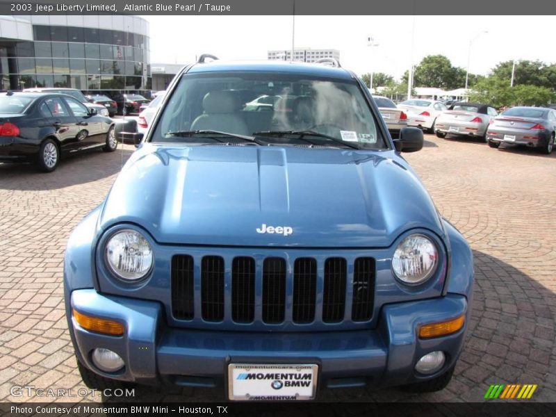 Atlantic Blue Pearl / Taupe 2003 Jeep Liberty Limited