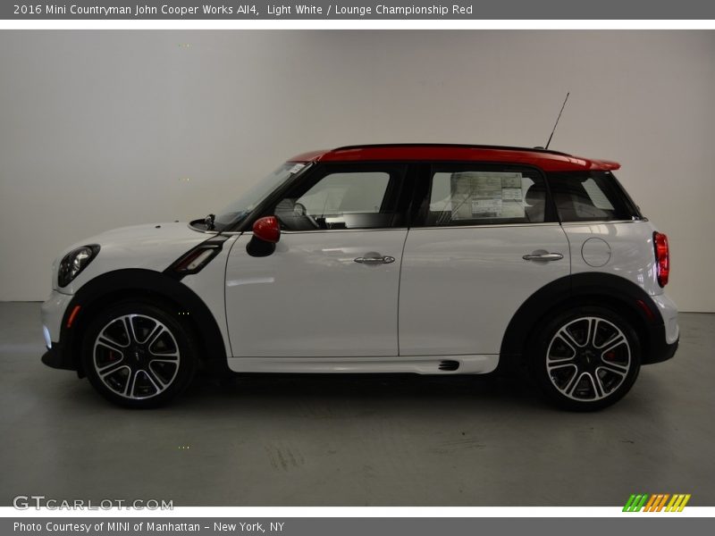 Light White / Lounge Championship Red 2016 Mini Countryman John Cooper Works All4