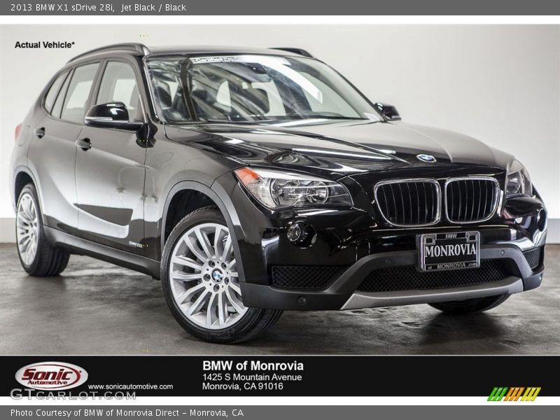 Jet Black / Black 2013 BMW X1 sDrive 28i
