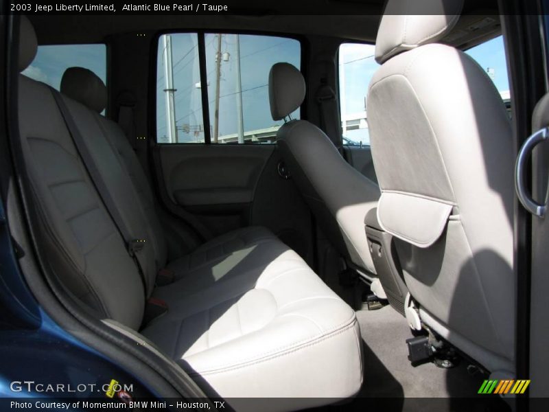 Atlantic Blue Pearl / Taupe 2003 Jeep Liberty Limited