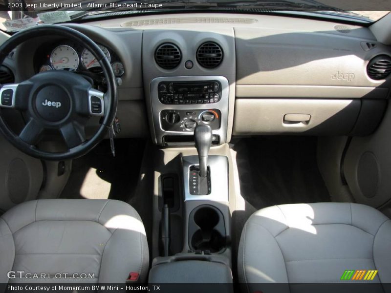 Atlantic Blue Pearl / Taupe 2003 Jeep Liberty Limited
