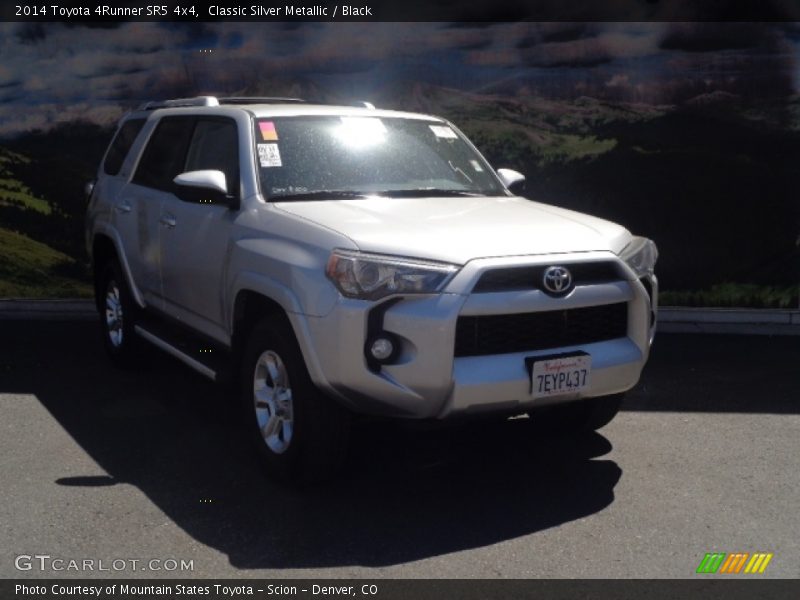 Classic Silver Metallic / Black 2014 Toyota 4Runner SR5 4x4