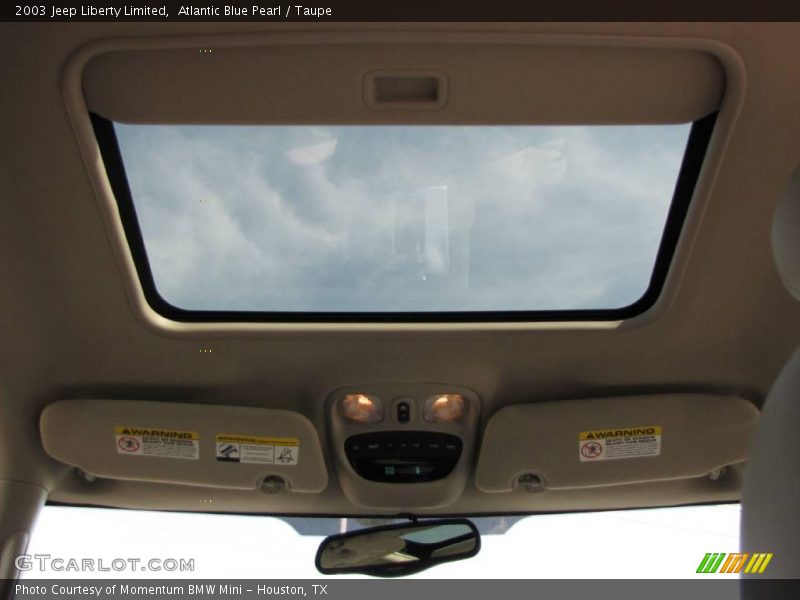 Atlantic Blue Pearl / Taupe 2003 Jeep Liberty Limited