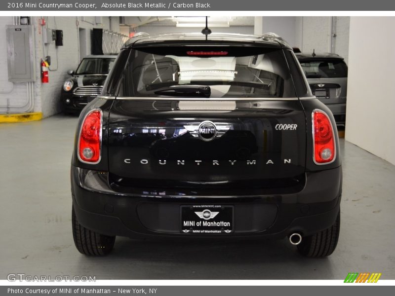 Absolute Black Metallic / Carbon Black 2016 Mini Countryman Cooper