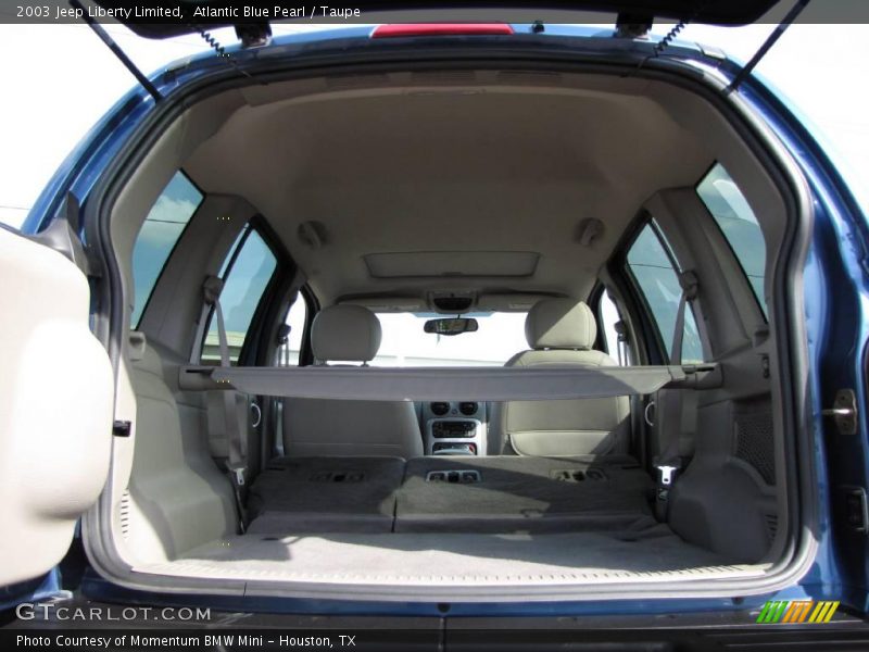 Atlantic Blue Pearl / Taupe 2003 Jeep Liberty Limited