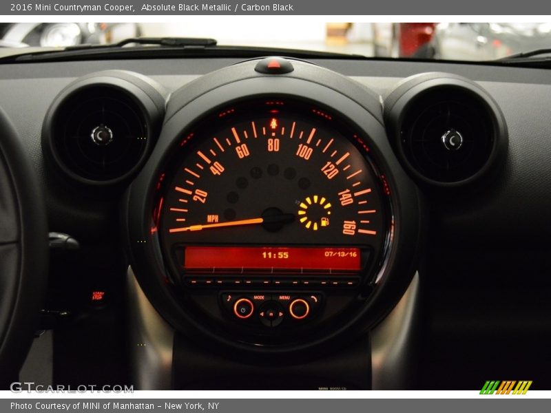 Absolute Black Metallic / Carbon Black 2016 Mini Countryman Cooper