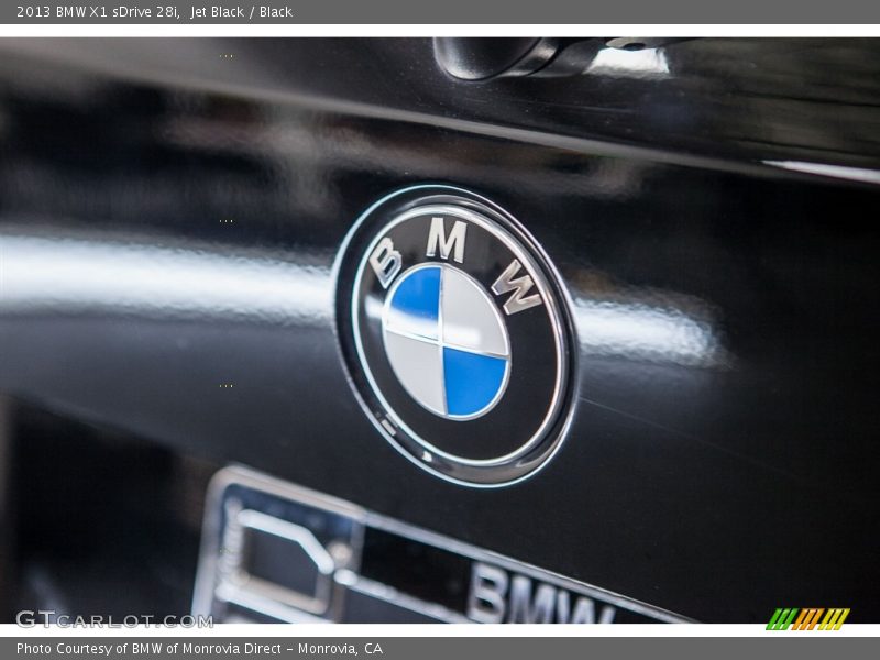 Jet Black / Black 2013 BMW X1 sDrive 28i