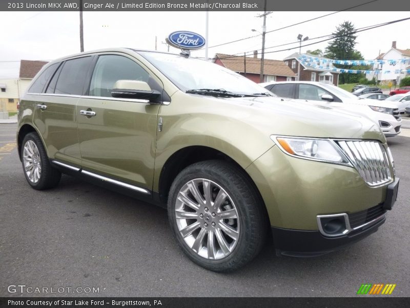 Ginger Ale / Limited Edition Bronze Metallic/Charcoal Black 2013 Lincoln MKX AWD