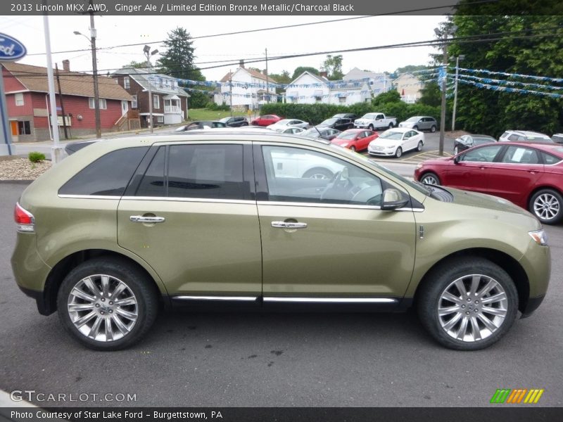 Ginger Ale / Limited Edition Bronze Metallic/Charcoal Black 2013 Lincoln MKX AWD