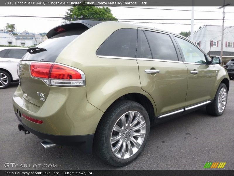 Ginger Ale / Limited Edition Bronze Metallic/Charcoal Black 2013 Lincoln MKX AWD