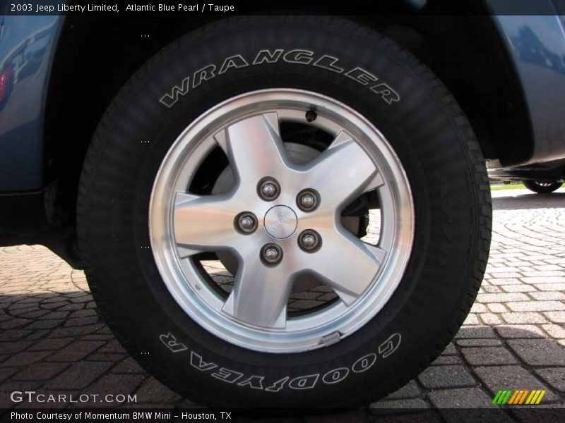 Atlantic Blue Pearl / Taupe 2003 Jeep Liberty Limited