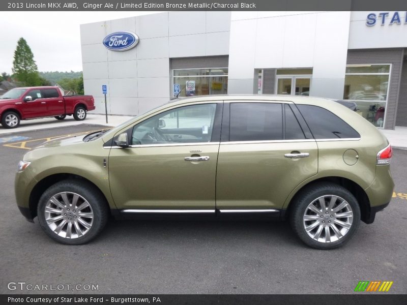 Ginger Ale / Limited Edition Bronze Metallic/Charcoal Black 2013 Lincoln MKX AWD