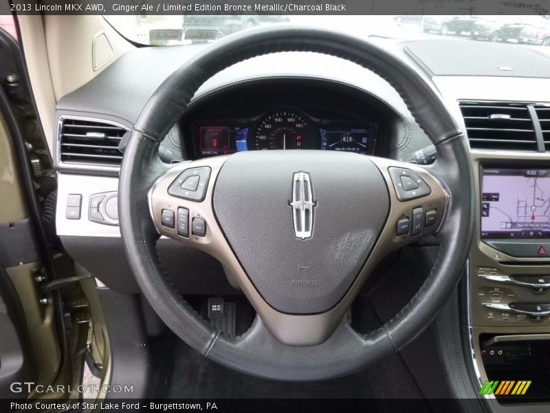 Ginger Ale / Limited Edition Bronze Metallic/Charcoal Black 2013 Lincoln MKX AWD