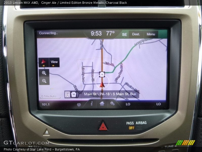 Ginger Ale / Limited Edition Bronze Metallic/Charcoal Black 2013 Lincoln MKX AWD