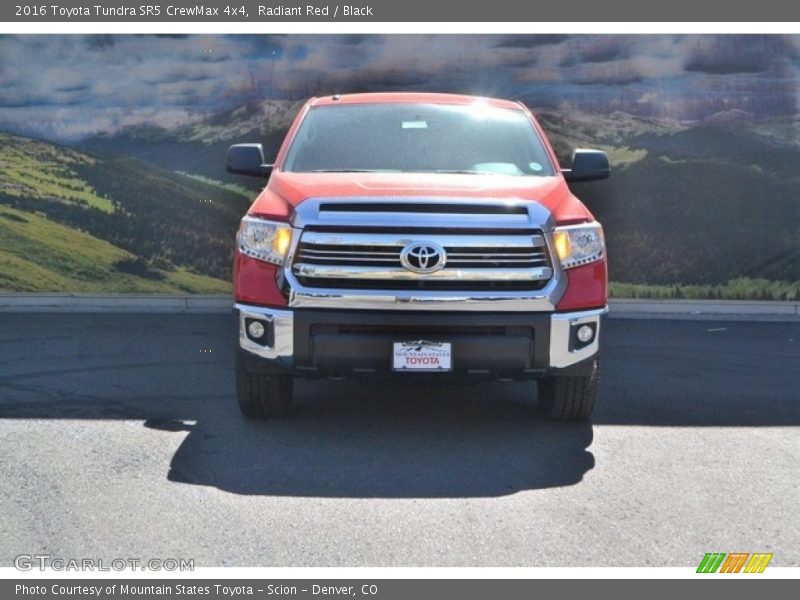 Radiant Red / Black 2016 Toyota Tundra SR5 CrewMax 4x4