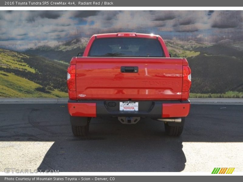 Radiant Red / Black 2016 Toyota Tundra SR5 CrewMax 4x4