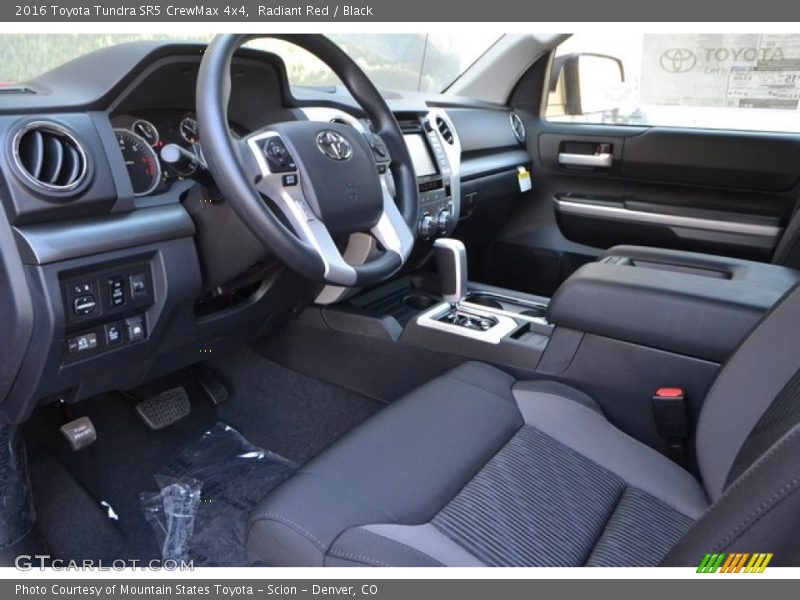 Radiant Red / Black 2016 Toyota Tundra SR5 CrewMax 4x4