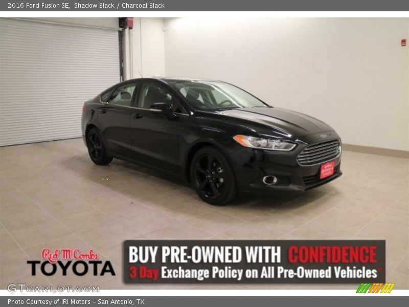 Shadow Black / Charcoal Black 2016 Ford Fusion SE