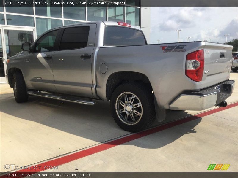 Silver Sky Metallic / Graphite 2015 Toyota Tundra SR5 CrewMax 4x4