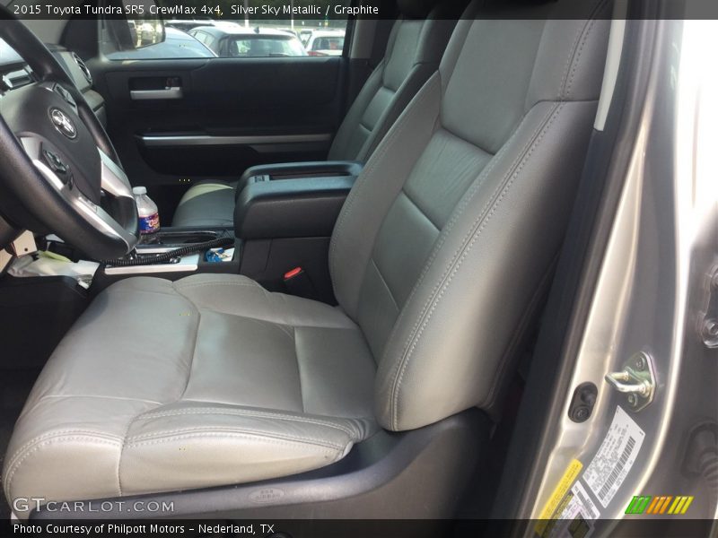 Silver Sky Metallic / Graphite 2015 Toyota Tundra SR5 CrewMax 4x4