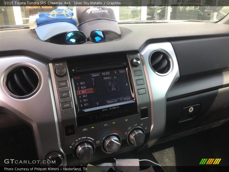 Silver Sky Metallic / Graphite 2015 Toyota Tundra SR5 CrewMax 4x4