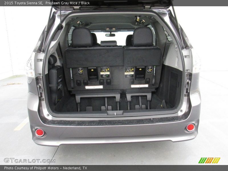 Predawn Gray Mica / Black 2015 Toyota Sienna SE