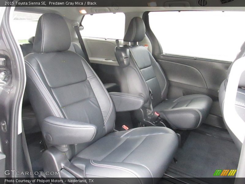 Predawn Gray Mica / Black 2015 Toyota Sienna SE