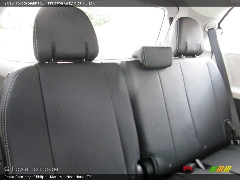 Predawn Gray Mica / Black 2015 Toyota Sienna SE