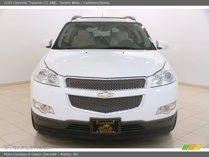 Summit White / Cashmere/Ebony 2009 Chevrolet Traverse LTZ AWD