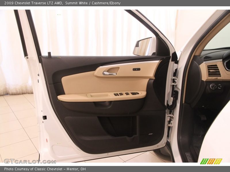 Summit White / Cashmere/Ebony 2009 Chevrolet Traverse LTZ AWD