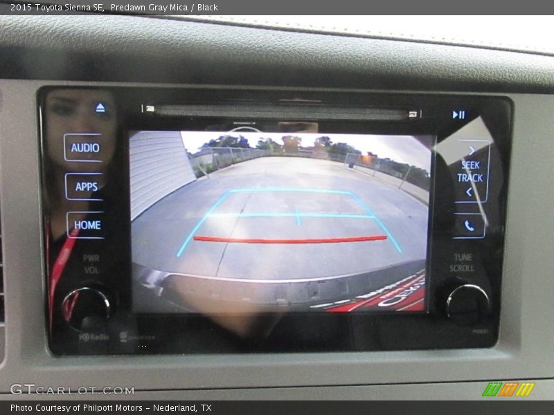 Predawn Gray Mica / Black 2015 Toyota Sienna SE