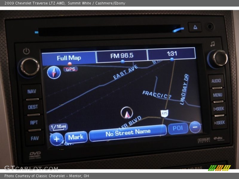 Summit White / Cashmere/Ebony 2009 Chevrolet Traverse LTZ AWD
