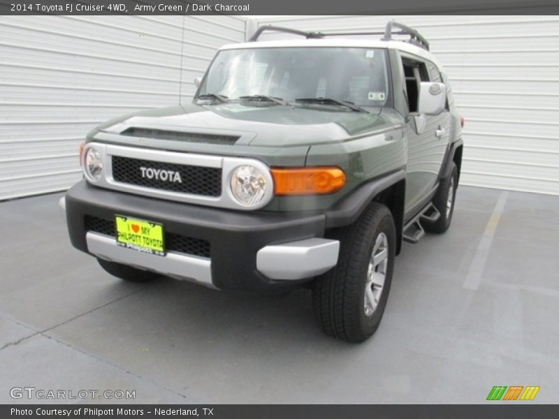 Army Green / Dark Charcoal 2014 Toyota FJ Cruiser 4WD