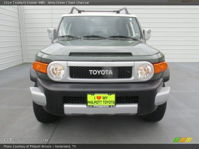 Army Green / Dark Charcoal 2014 Toyota FJ Cruiser 4WD