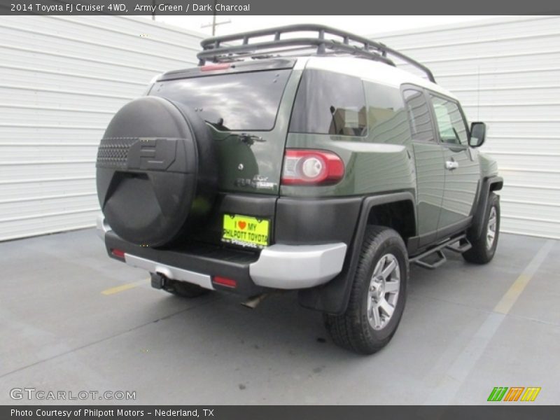 Army Green / Dark Charcoal 2014 Toyota FJ Cruiser 4WD