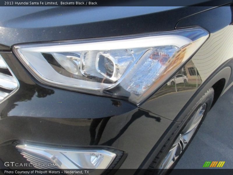 Becketts Black / Black 2013 Hyundai Santa Fe Limited
