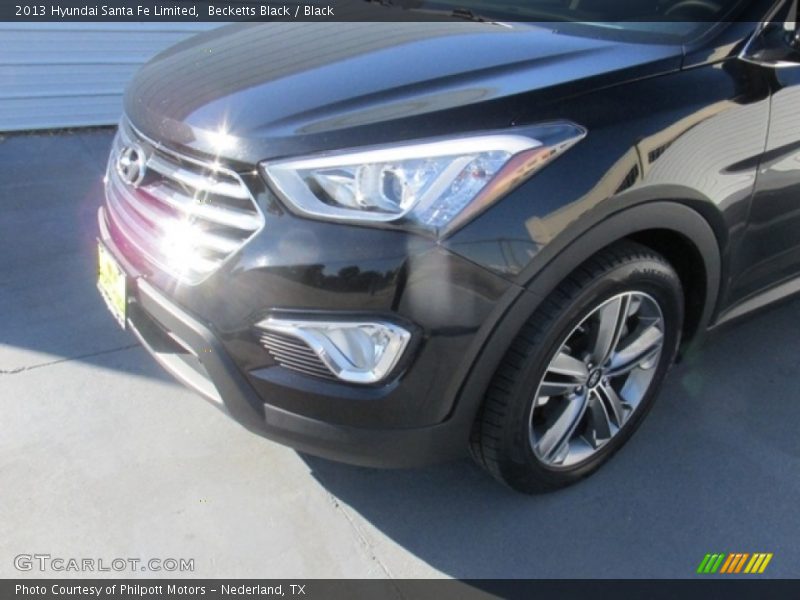 Becketts Black / Black 2013 Hyundai Santa Fe Limited