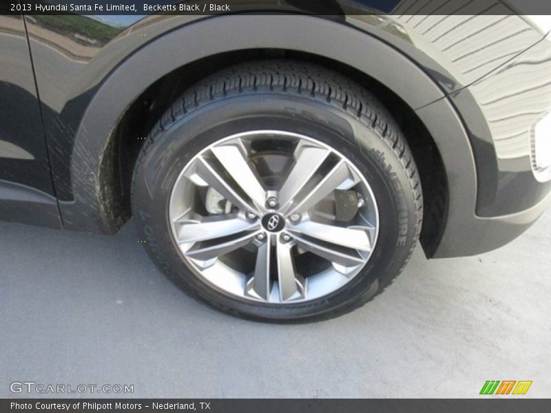 Becketts Black / Black 2013 Hyundai Santa Fe Limited