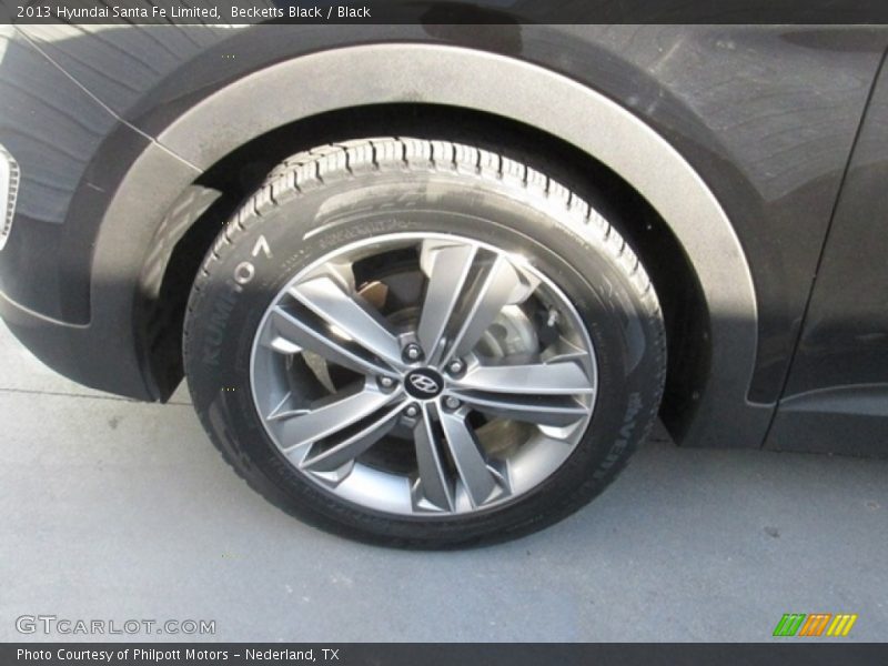 Becketts Black / Black 2013 Hyundai Santa Fe Limited