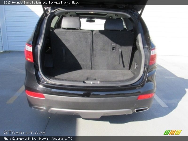 Becketts Black / Black 2013 Hyundai Santa Fe Limited