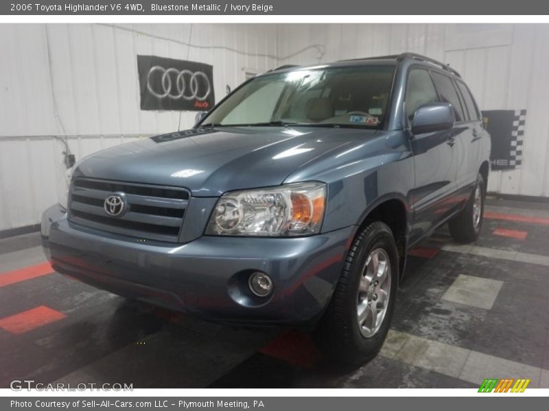 Bluestone Metallic / Ivory Beige 2006 Toyota Highlander V6 4WD