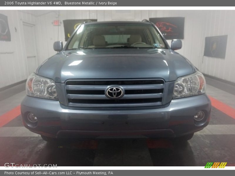 Bluestone Metallic / Ivory Beige 2006 Toyota Highlander V6 4WD